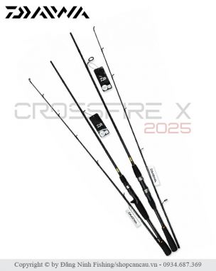 Cần lure Daiwa Crossfire X - 2025 | Cần Lure 2 Khúc Giá Tốt, Dễ Chơi, Đậm Chất Daiwa