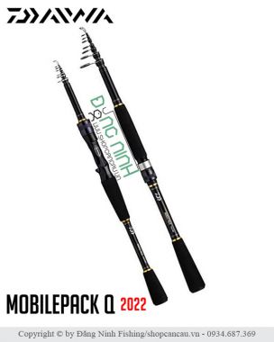 Cần lure rút Daiwa Mobile Pack Q - 2022