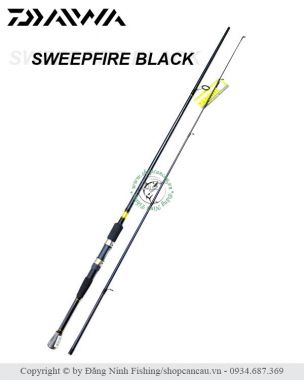 Cần máy đứng Daiwa Sweepfire Black - NEW!2021!