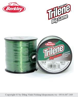 Cước câu Berkley Trilene Big Game - Xanh Rêu - Cuộn 4oz