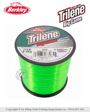 Cước câu Berkley Trilene Big Game - Xanh Dạ Quang - Cuộn 4oz