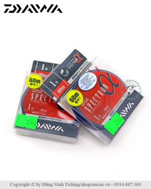 Dây FluoroCarbon Daiwa Spectron α ( alpha) - Made in Japan
