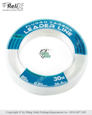 Dây Leader FluoroCarbon Relix Leader Line - cuộn 30m