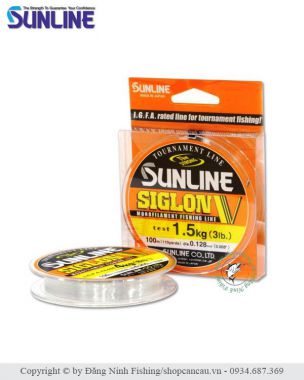 Cước câu Sunline Siglon V - cuộn 100m - Made in Japan