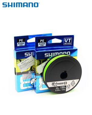 Dây PE Shimano Kairiki X8 - cuộn 150m - Made in Japan