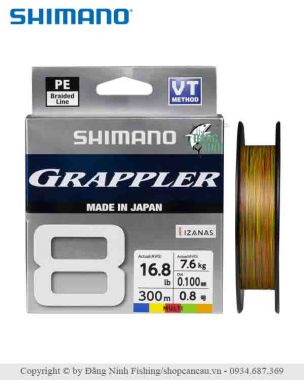 Dây PE Shimano Grappler X8 - 300m