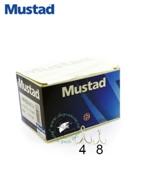 Lưỡi 3 tiêu Mustad - lưỡi trắng lẻ - LMT302