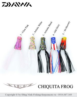 Nhái hơi Daiwa Steez Chiquita Frog