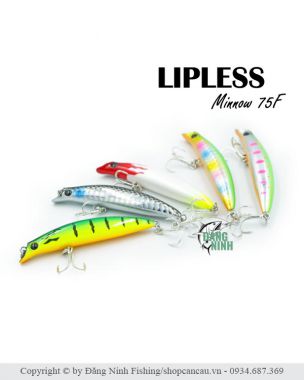 Mồi lure Minnow Lipless 75F - mồi lure chẽm, măng, mú