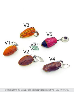 Mồi lure nhái hơi câu lóc Frogtoon V1-V2-V3-V4-V5