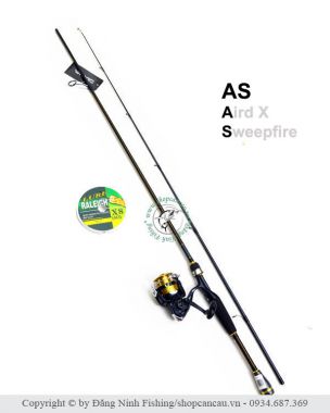 Combo cần câu Daiwa AS - Sale off 14%