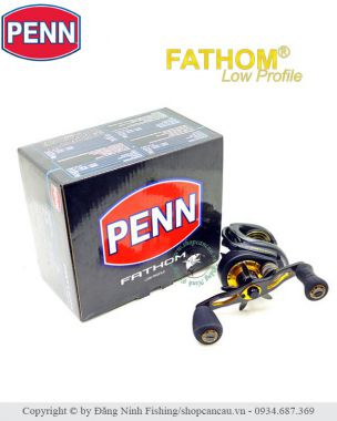 Máy câu ngang Penn Fathom Low Profile FTH200LPLH - Made in Korea