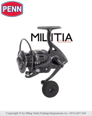 Máy câu Penn Militia - 2026 | Thân Kim Loại, Khỏe Bền, Sinh Ra Cho Cá Lớn