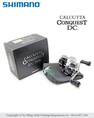 Máy câu ngang Shimano Calcutta Conquest DC - Made in Japan