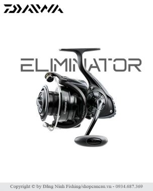 Máy câu Daiwa Eliminator | Khỏe, Bền, Giá Mềm Cho Câu Sông, Hồ, Lục, Biển Và Cá Tra