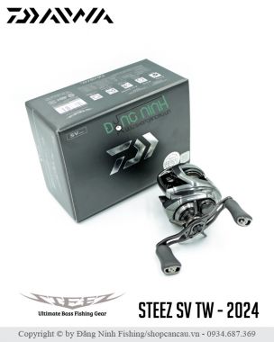 Máy ngang Daiwa Steez SV TW - 2024 - siêu phẩm Made in Japan