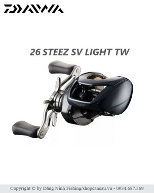 Máy Câu Ngang Daiwa Steez SV Light TW - 2026 | Siêu Phẩm Máy Ngang Light Versatile Cao Cấp Made In Japan
