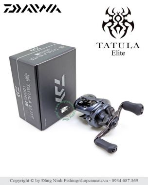 Máy câu ngang Daiwa Tatula Elite 100HSL - Made in Thailand