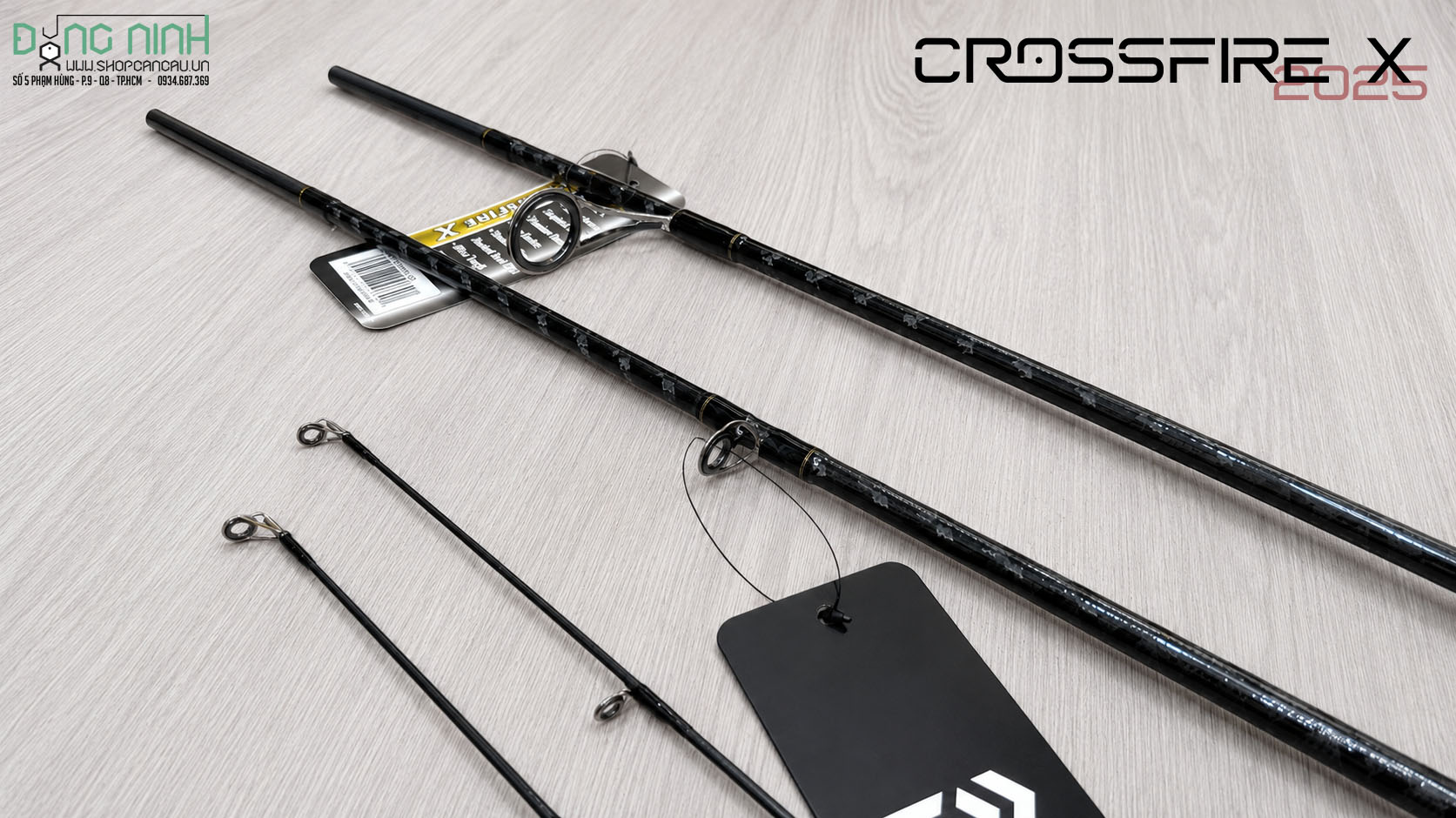 Cần lure Daiwa Crossfire X - 2025