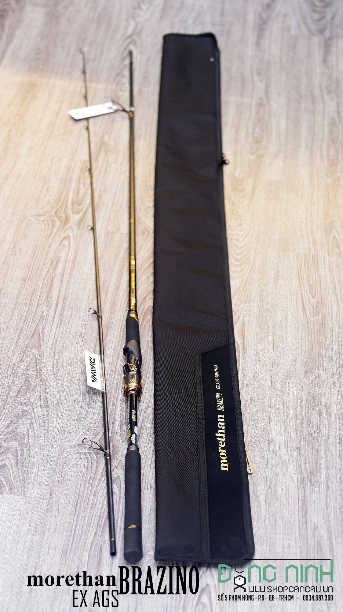 Cần câu Daiwa Morethan Brazino EX AGS