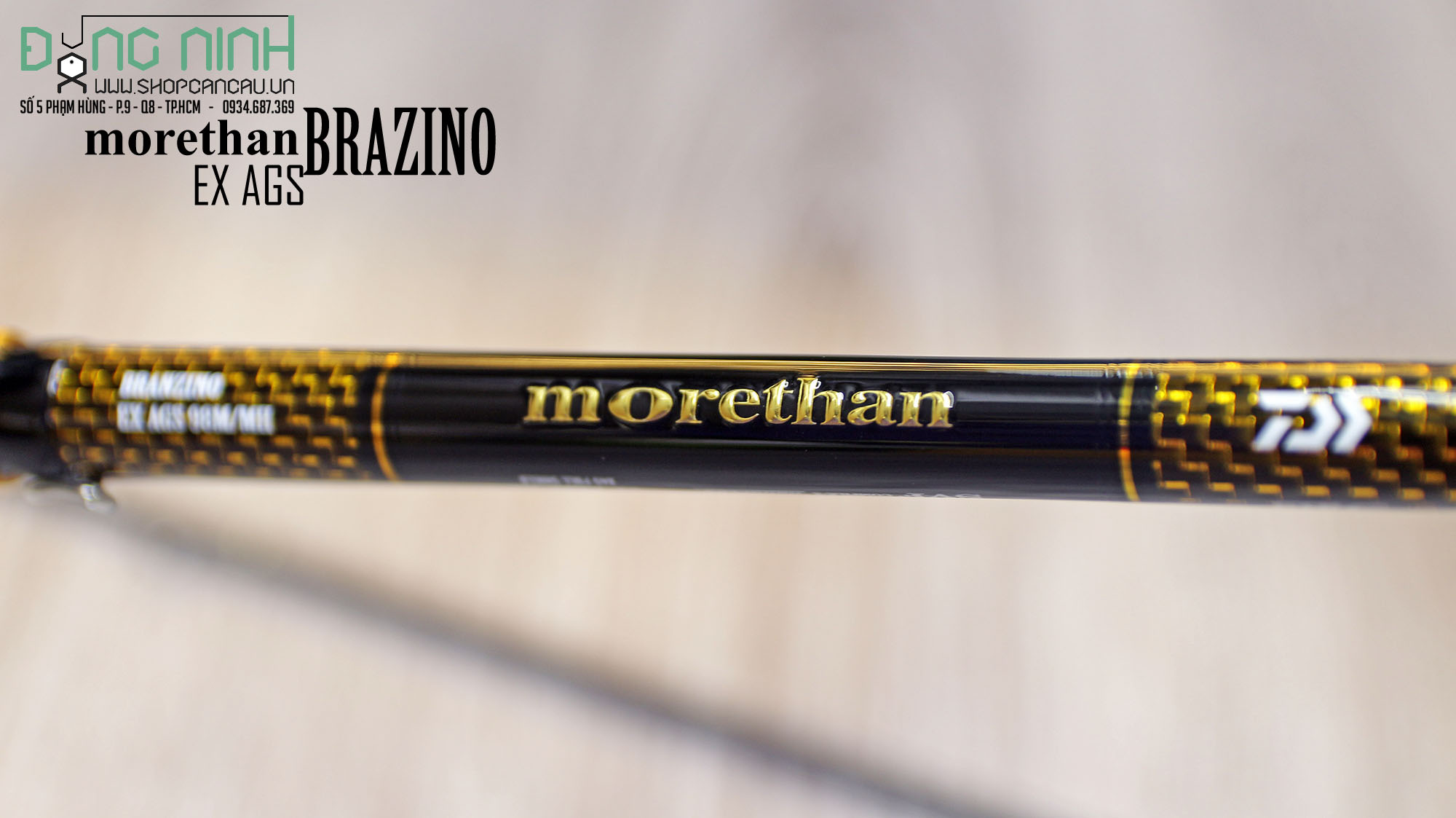 Cần câu Daiwa Morethan Brazino EX AGS