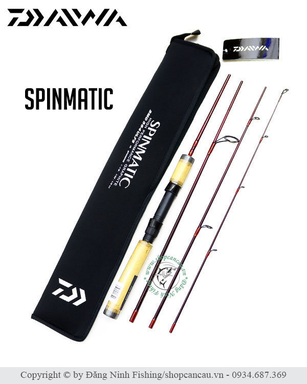 Cần lure Daiwa SpinMatic SMD - 2 khúc / 4 khúc