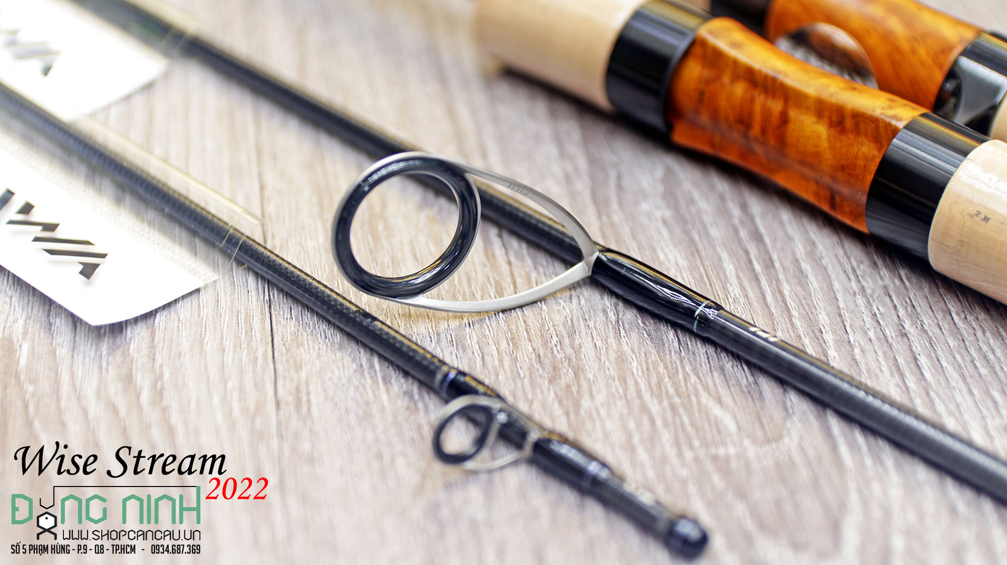 Cần lure Daiwa Wise Stream 2022