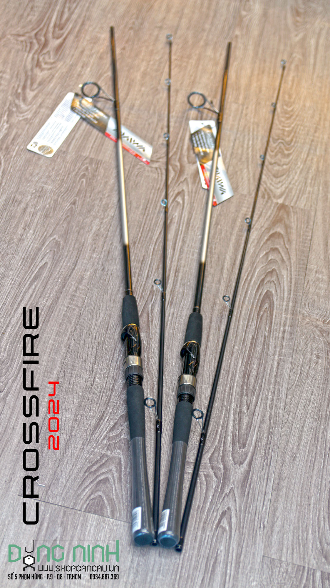 Cần câu Daiwa Crossfire - 2024