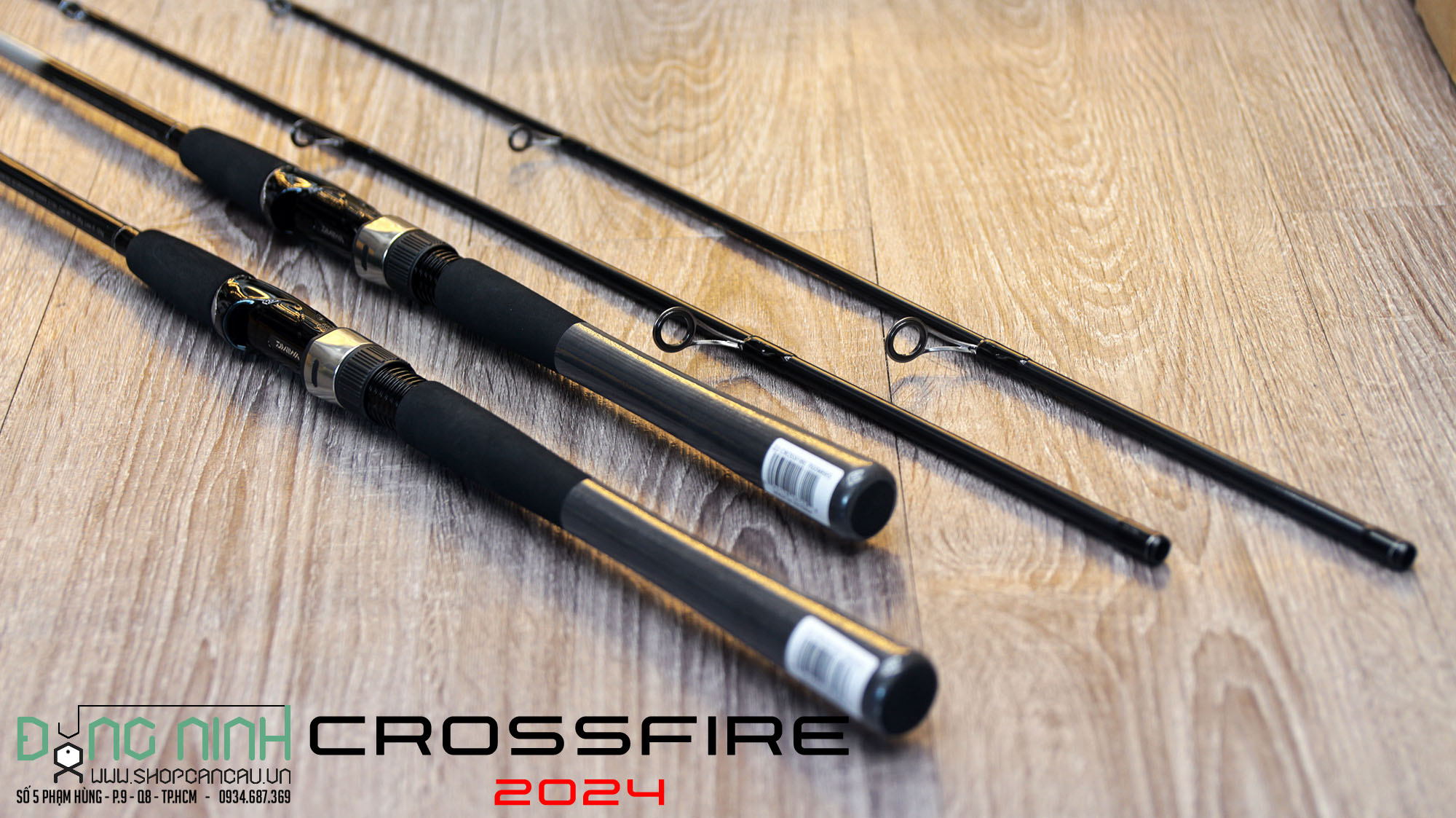 Cần câu Daiwa Crossfire - 2024