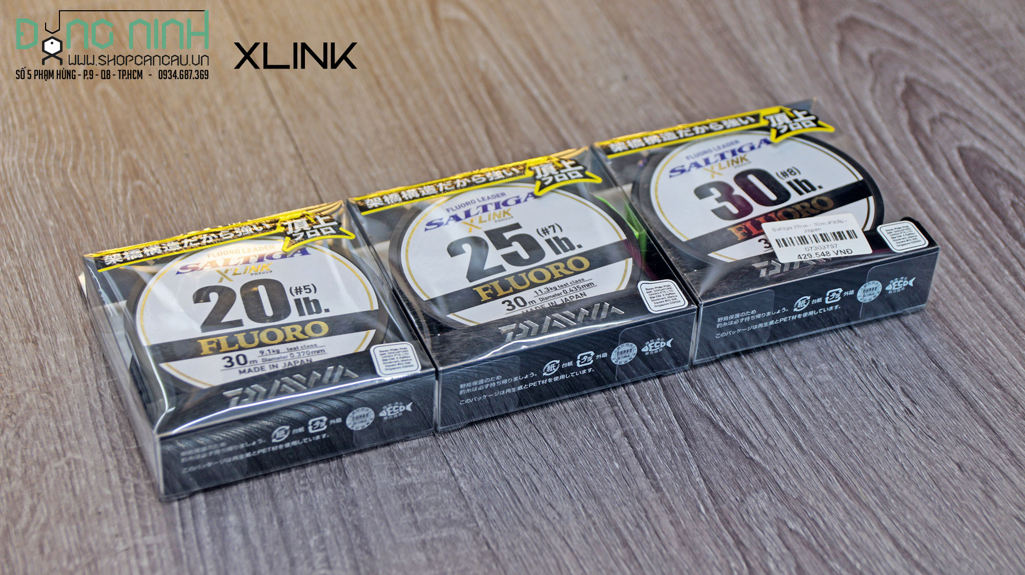 Dây Leader FluoroCarbon Daiwa Saltiga XLink