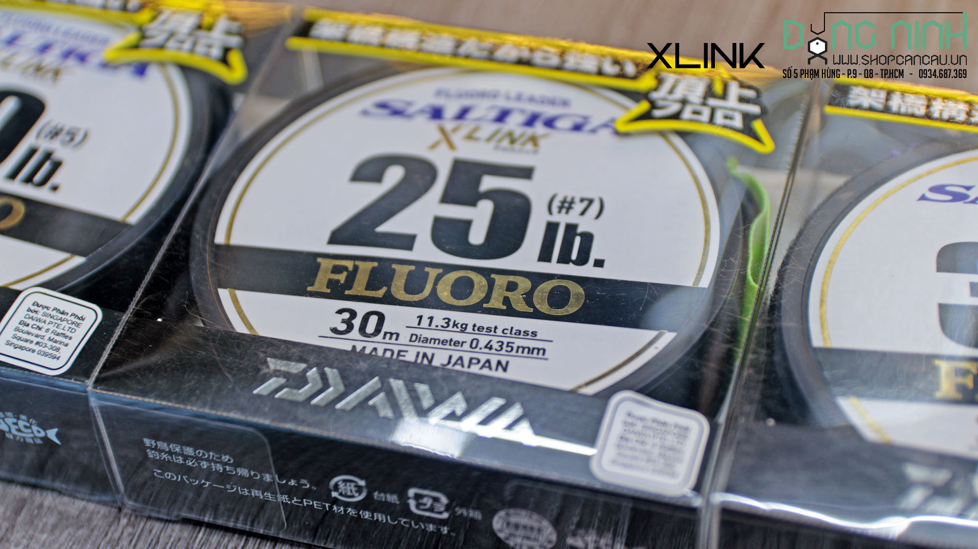 Dây Leader FluoroCarbon Daiwa Saltiga XLink