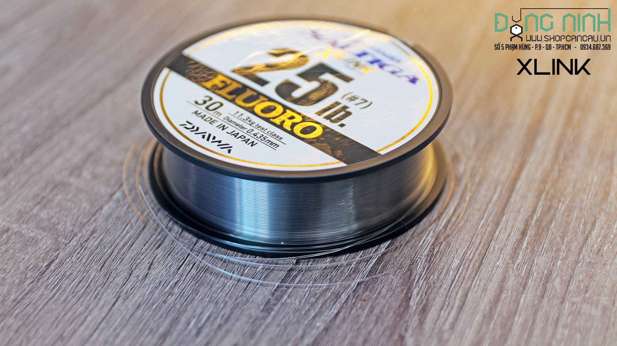 Dây Leader FluoroCarbon Daiwa Saltiga XLink