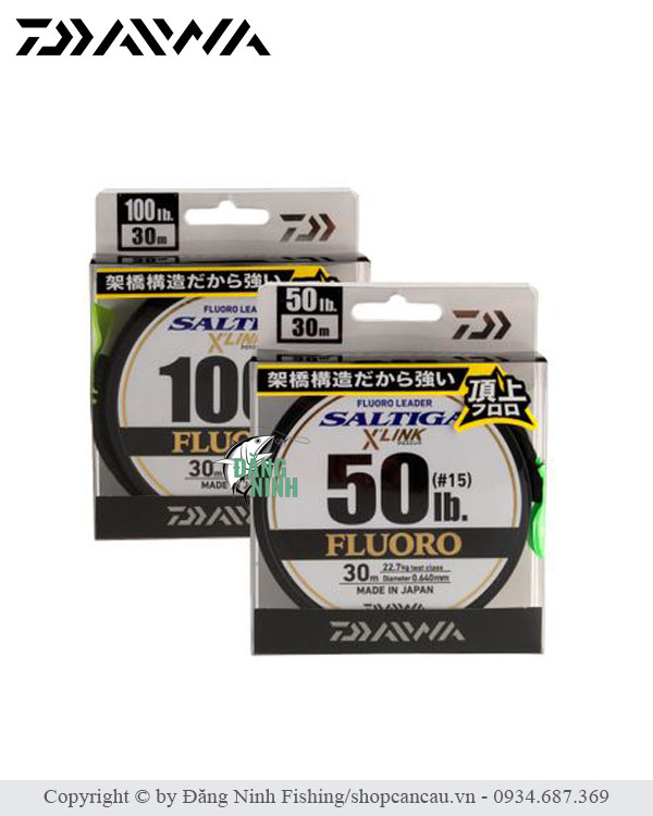 Dây Leader FluoroCarbon Daiwa Saltiga XLink