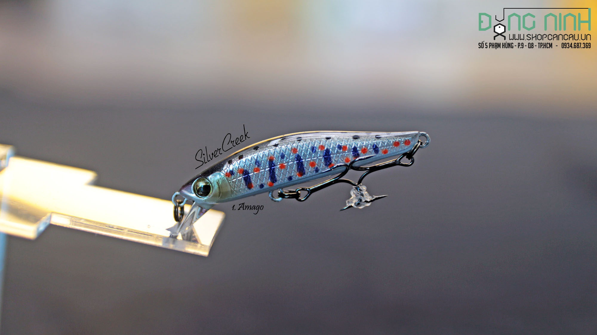 Mồi lure Daiwa Silver Creek Minnow Dart Custom 