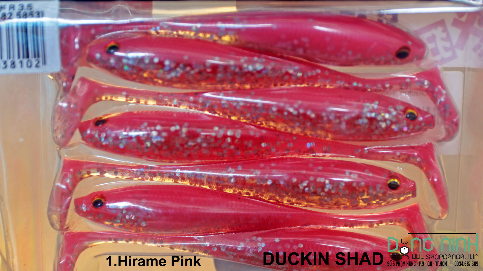 Mồi mềm Daiwa Flat Junkie Duckin Shad R