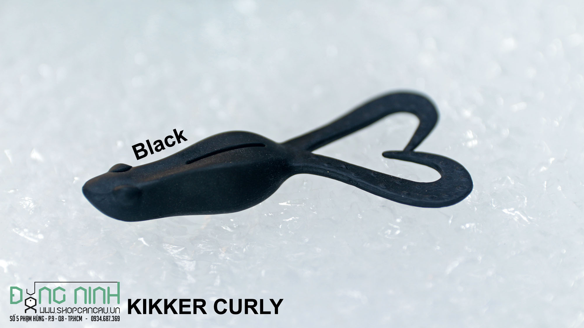 Nhái mềm Daiwa Kikker Curly - nhái mềm Skipping