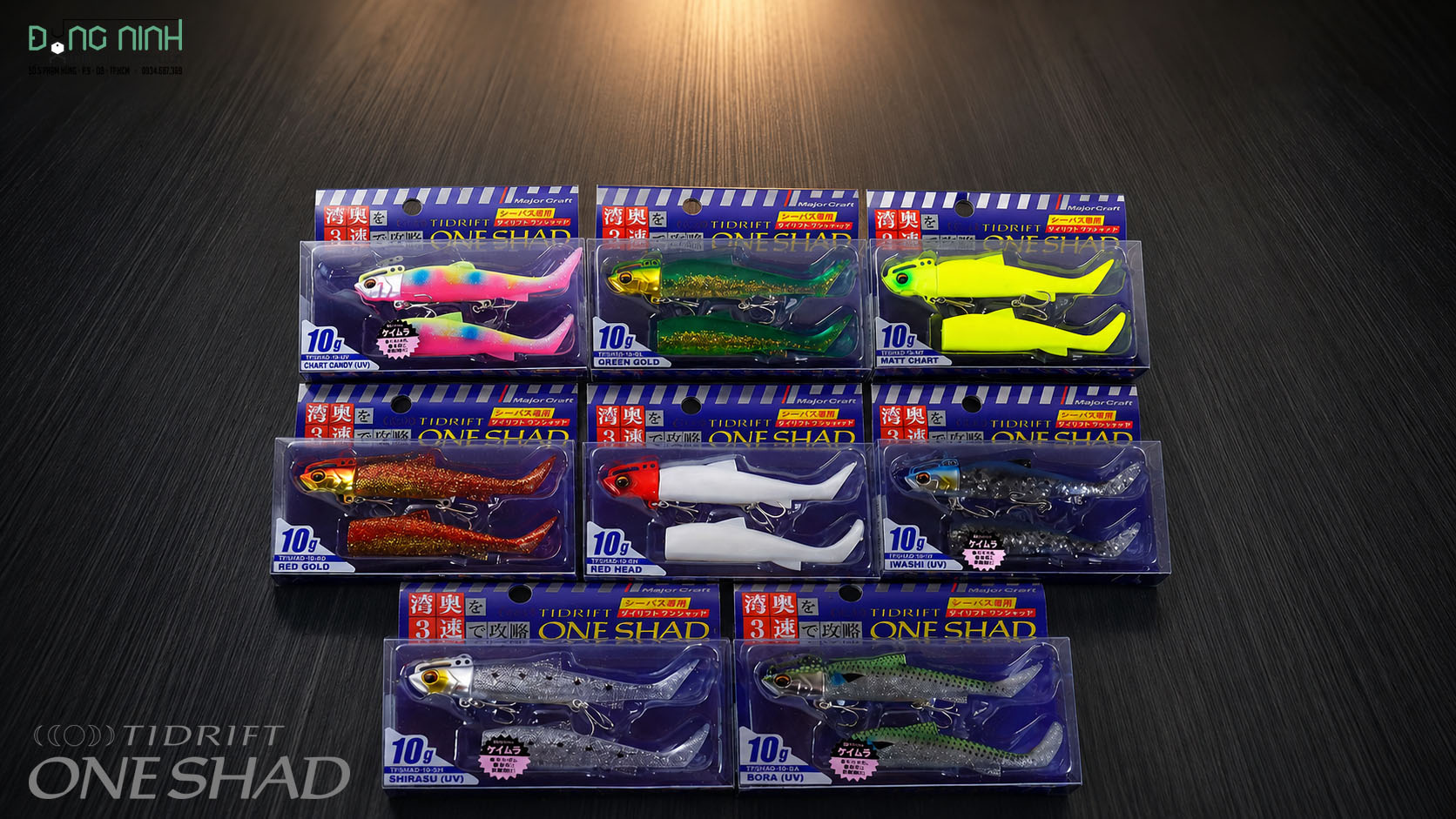 Mồi mềm Major Craft TiDdrift Chibi One Shad
