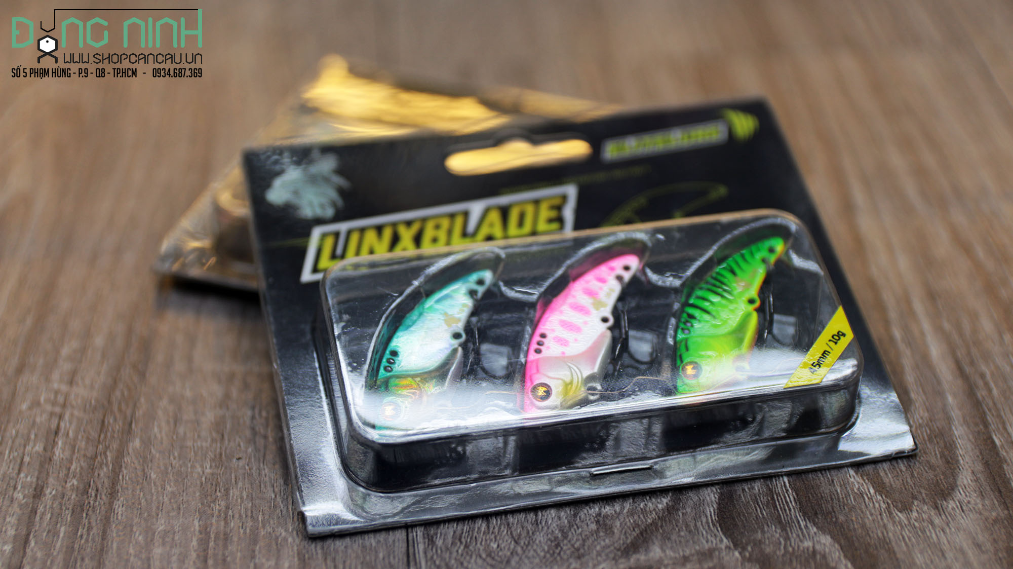 Mồi lure cá sắt Elitelures LinxBlade - vỉ 3 con