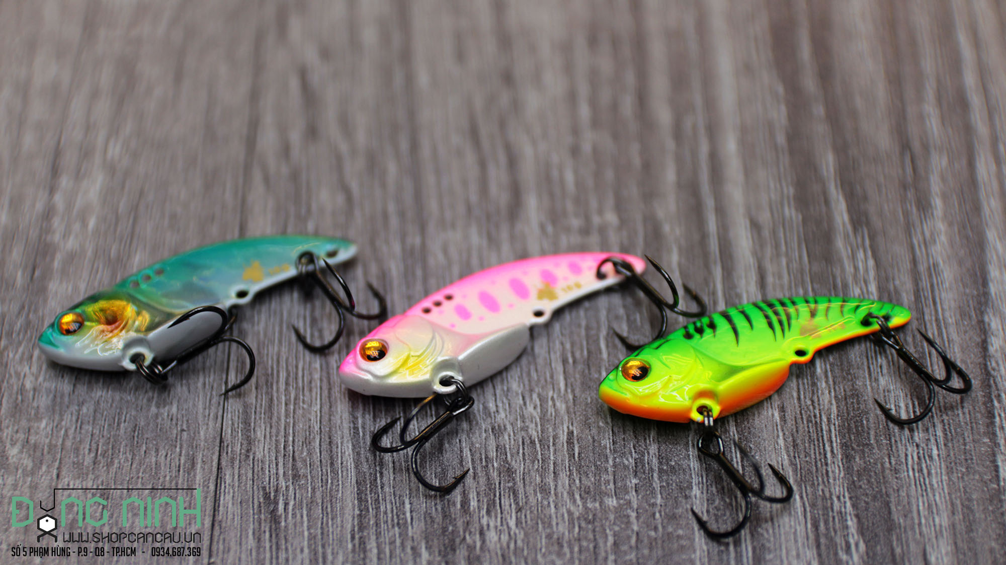 Mồi lure cá sắt Elitelures LinxBlade - vỉ 3 con