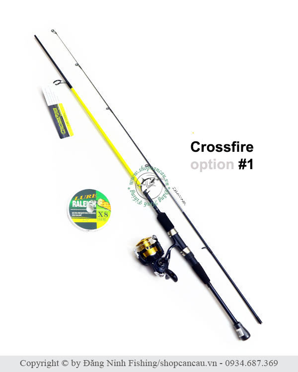 Combo Daiwa Crossfire+1 - Sale off 14%
