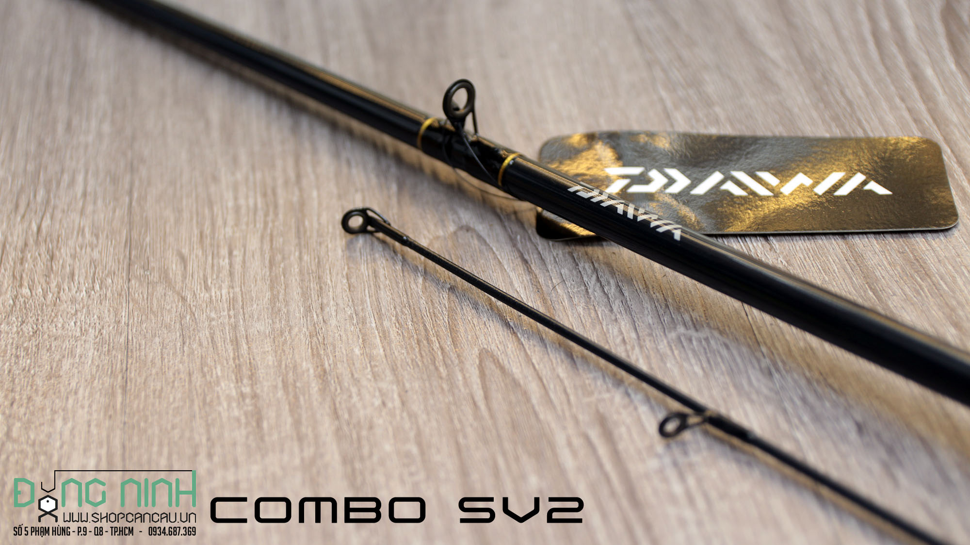 Combo cần lure máy ngang SV2