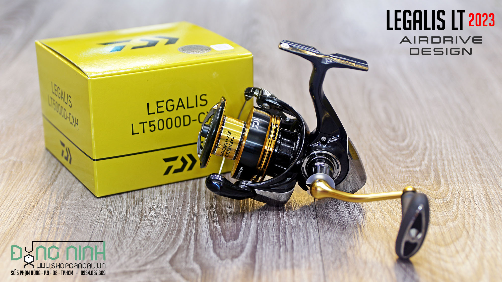 Máy câu Daiwa Legalis LT - 2023 - AIRDRIVE DESIGN