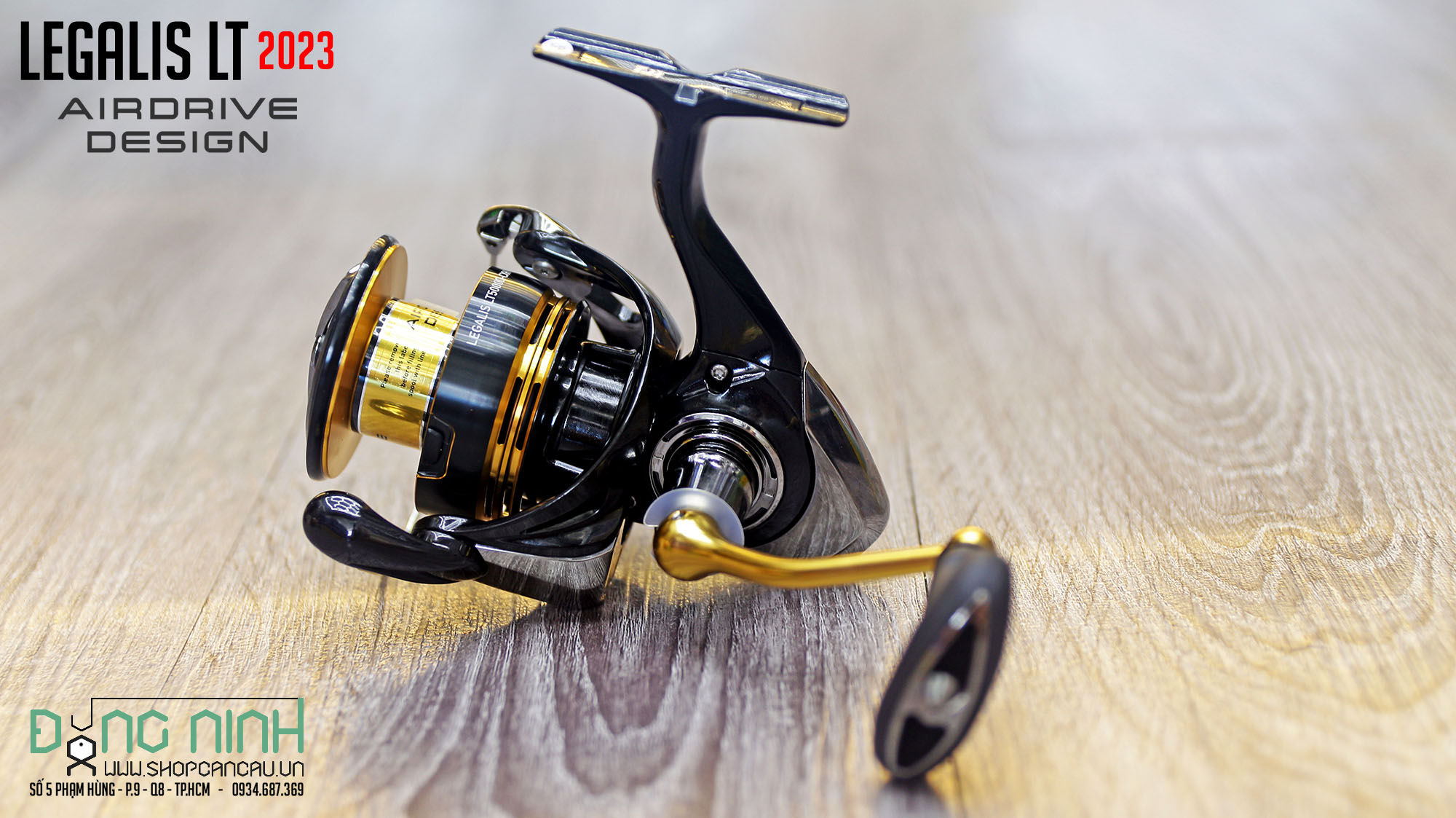 Máy câu Daiwa Legalis LT - 2023 - AIRDRIVE DESIGN