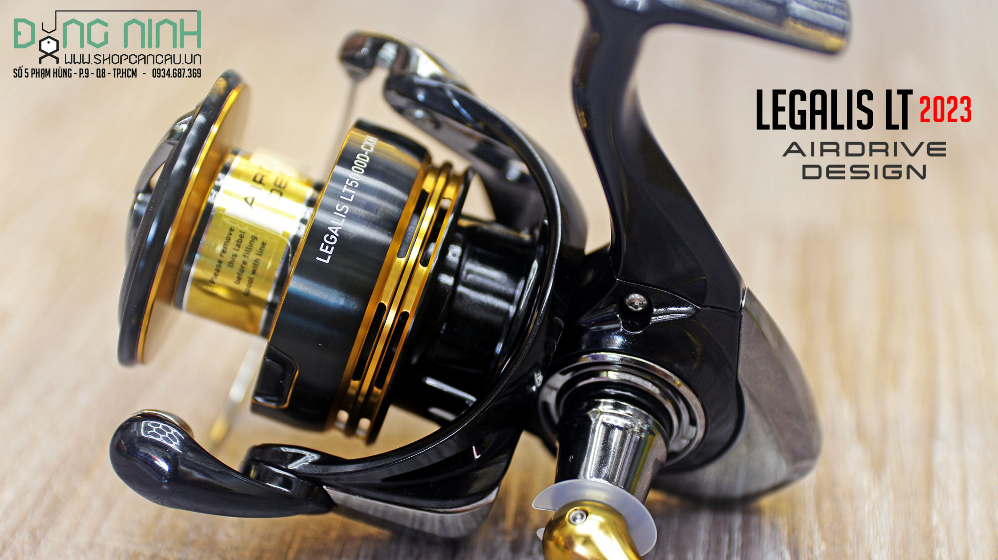 Máy câu Daiwa Legalis LT - 2023 - AIRDRIVE DESIGN