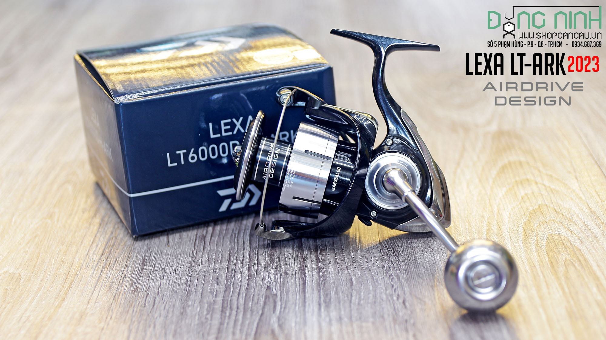 Máy câu Daiwa Lexa LT-ARK  - 2023 - AIRDRIVE DESIGN