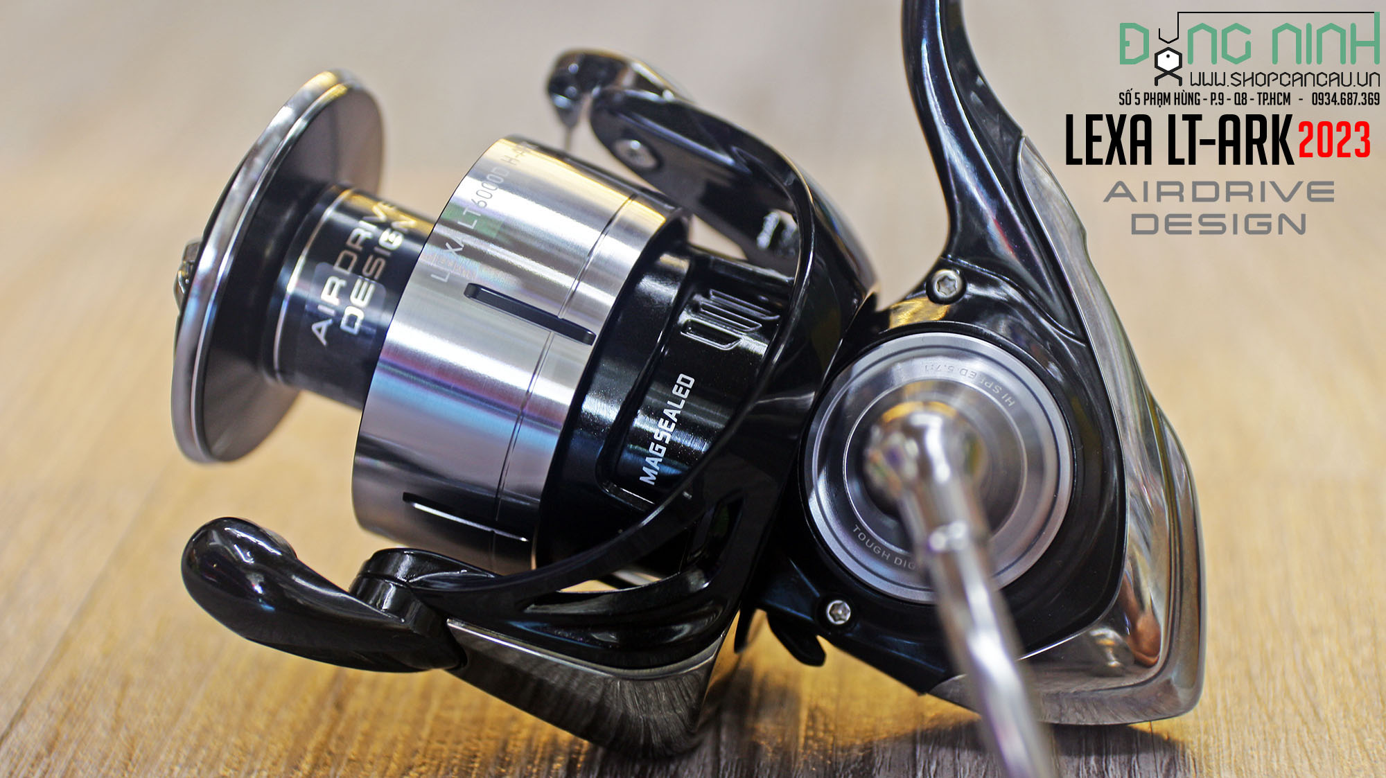 Máy câu Daiwa Lexa LT-ARK  - 2023 - AIRDRIVE DESIGN