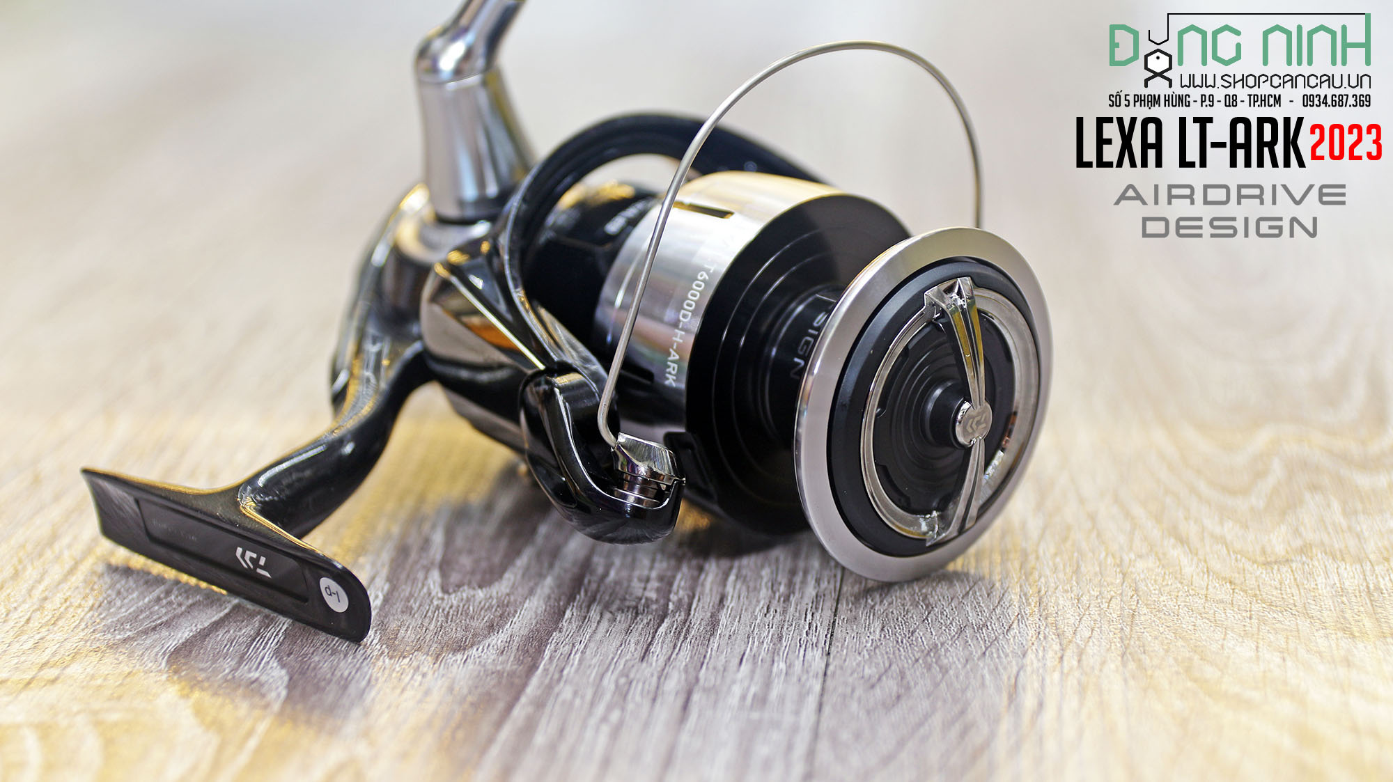 Máy câu Daiwa Lexa LT-ARK  - 2023 - AIRDRIVE DESIGN