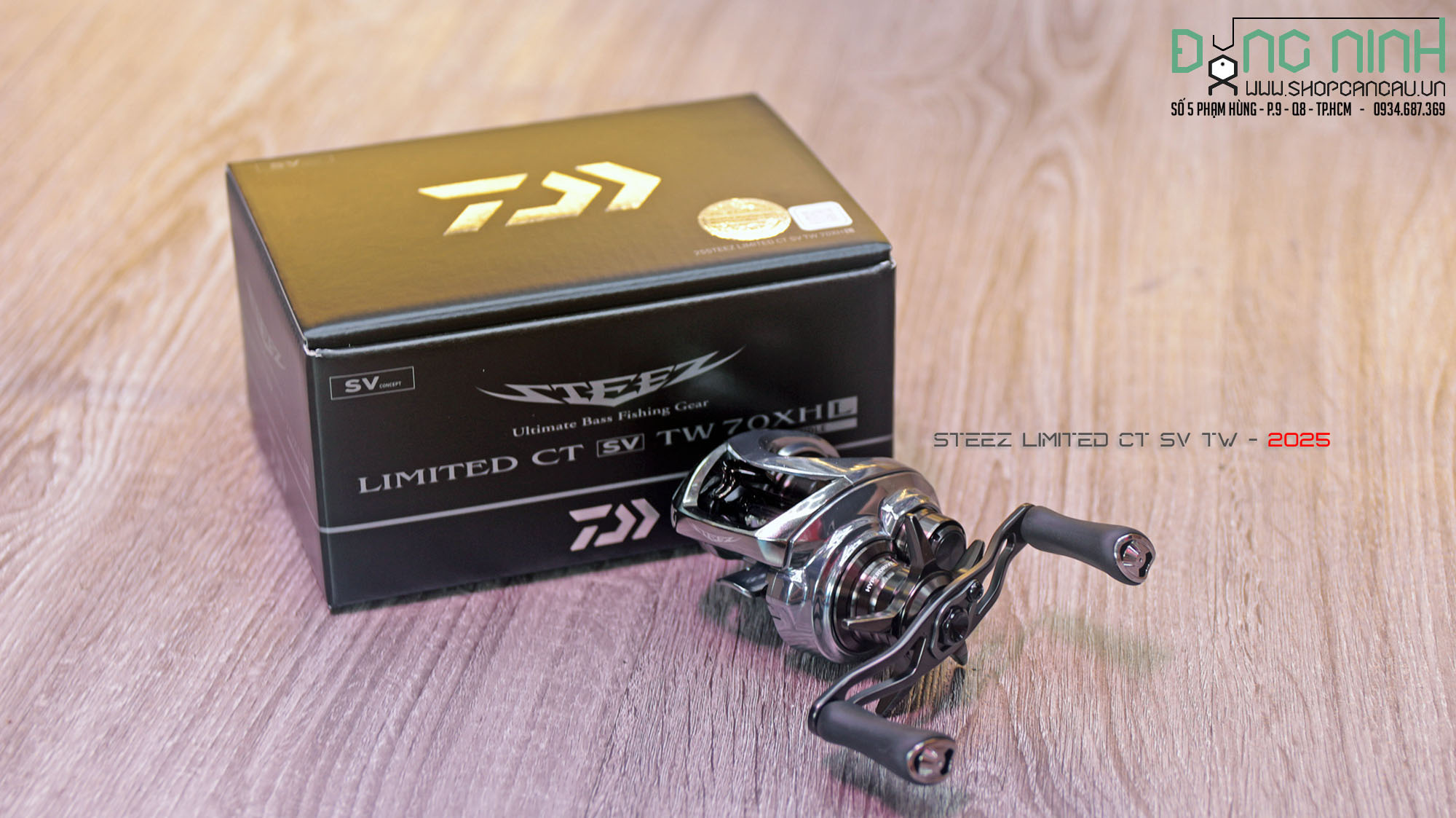 Máy Ngang Daiwa Steez Limited CT SV TW 2025