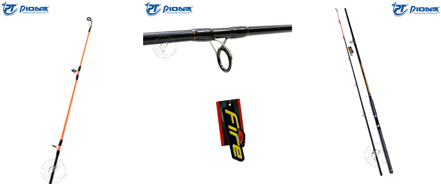 Cần 2 khúc máy đứng Pioneer Fire - 2m4/2m7/3m