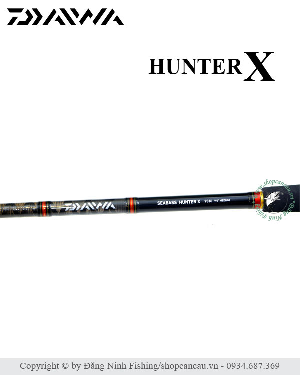 Cần máy đứng Daiwa Hunter X - 2021